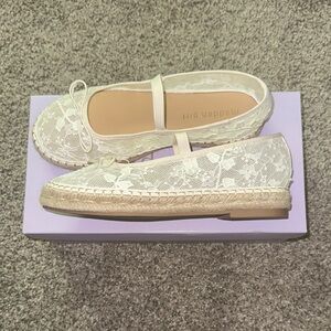 Madden Girl Bone Lace Flats